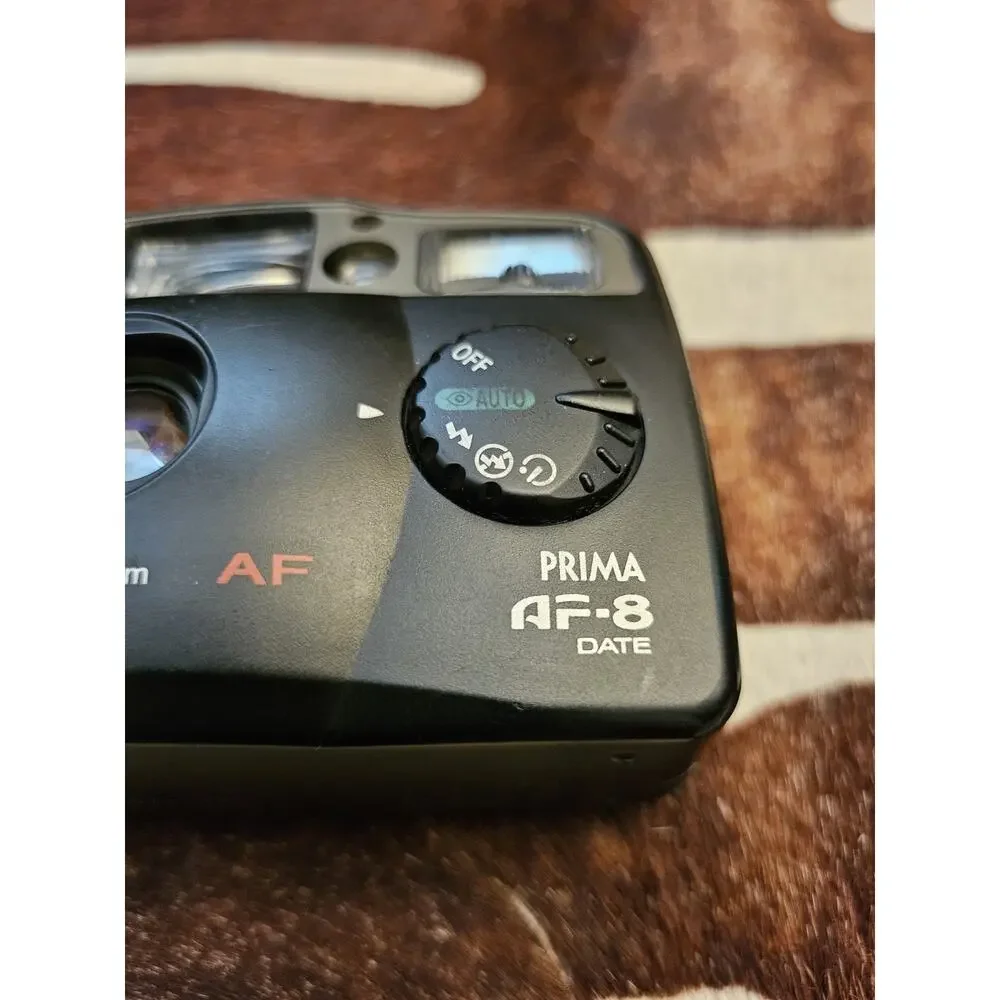 Vintage Canon Prima AF-8 35mm Camera Point & Shoot Film Camera Tested